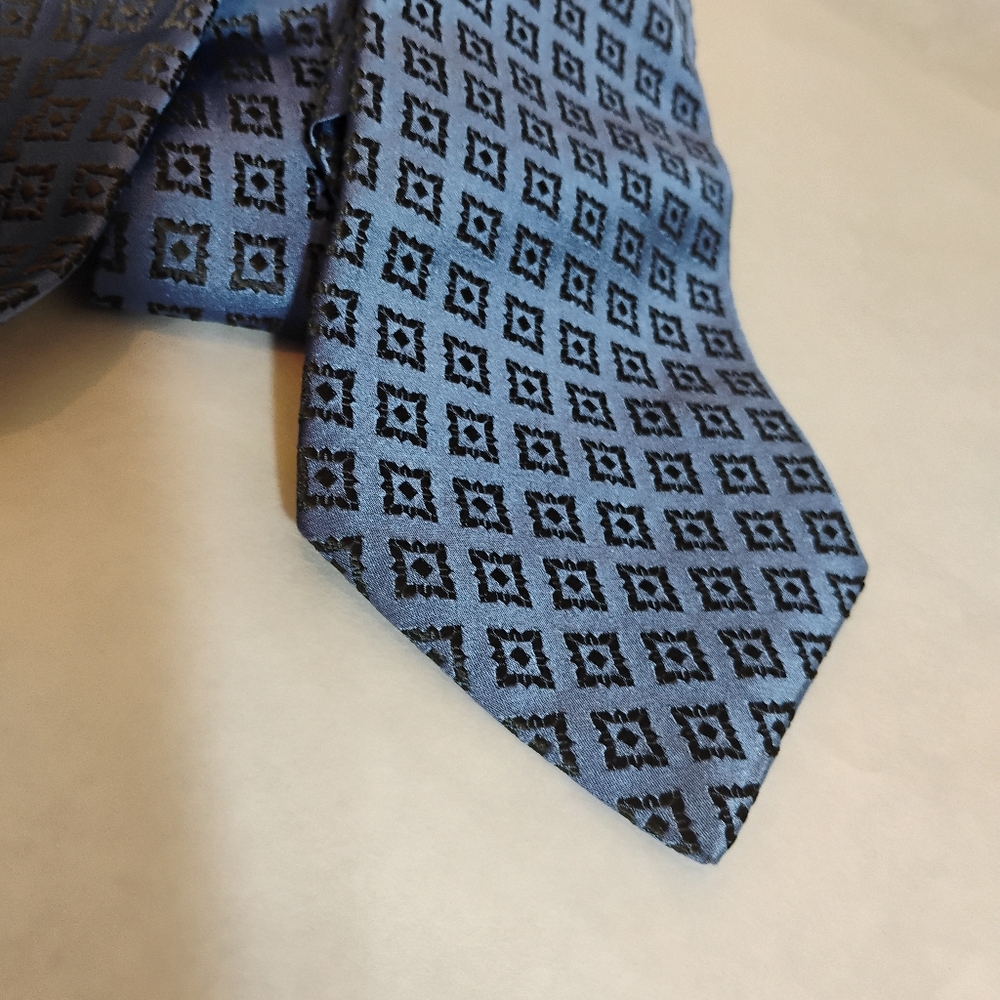 Corneliani Tie Geometric Luxury Mens Tie View 5